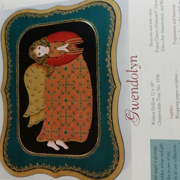 FREE With BUndle Priscilla Paints Angels Tole Painting Book 50 pgs - Picture 4 of 9